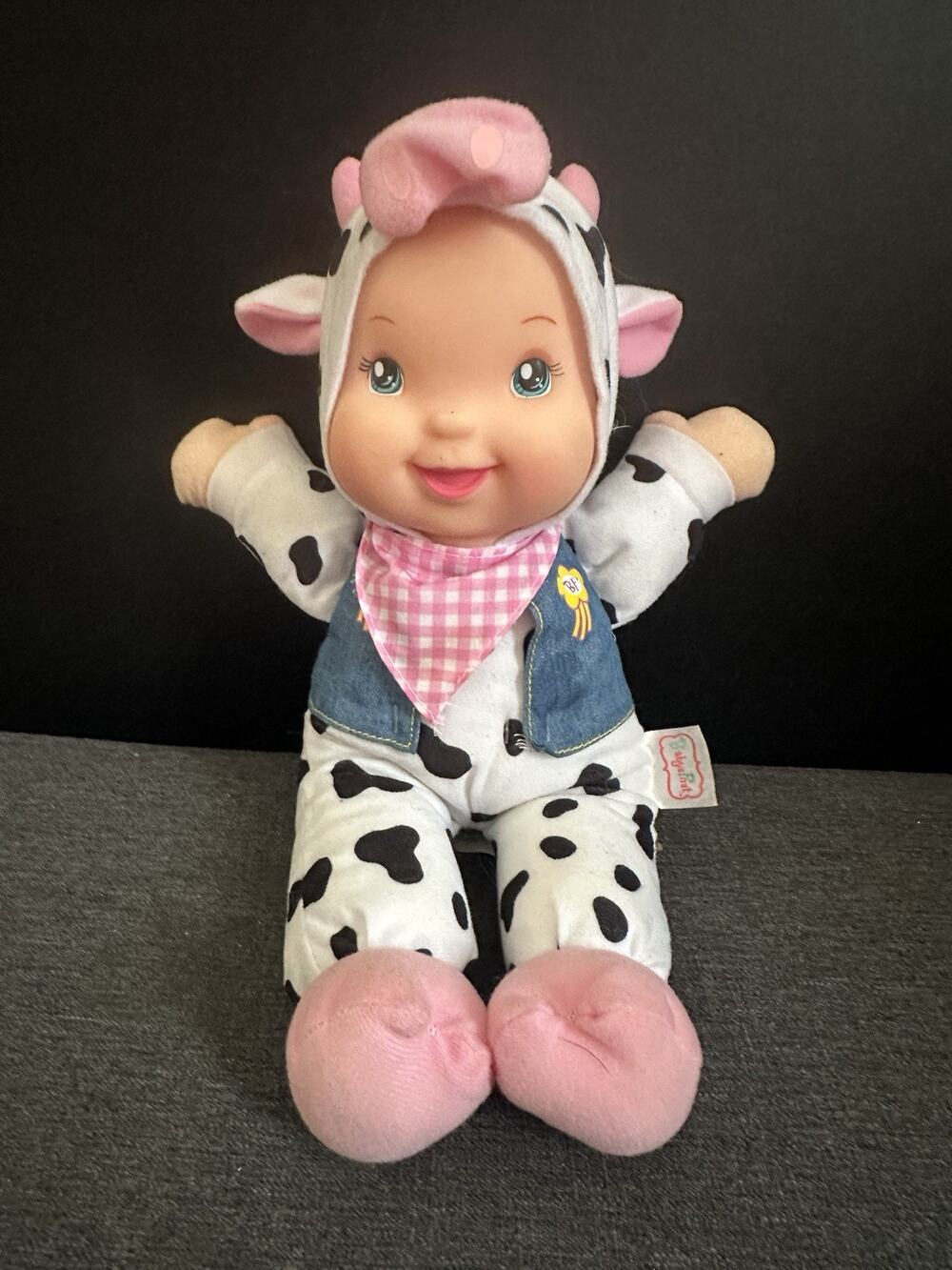 Baby’s First Goldberger Cow Doll 11” Sings Old MacDonald Musical Working